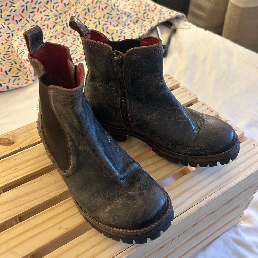 Bed Stü Brown Leather Boots